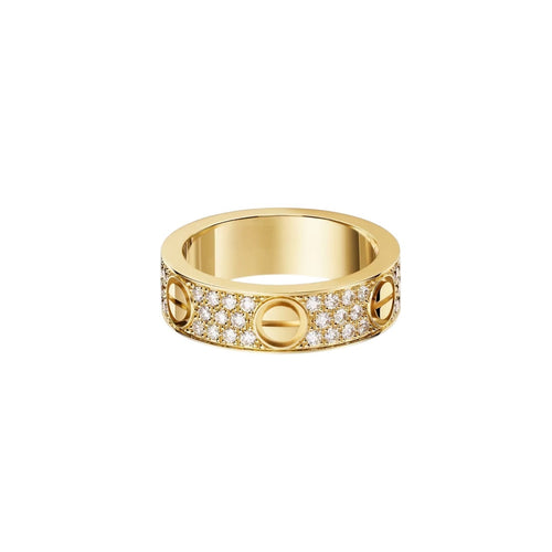 [Garvey]LOVE 5.5MM FULL-PAVÉ DIAMOND RING