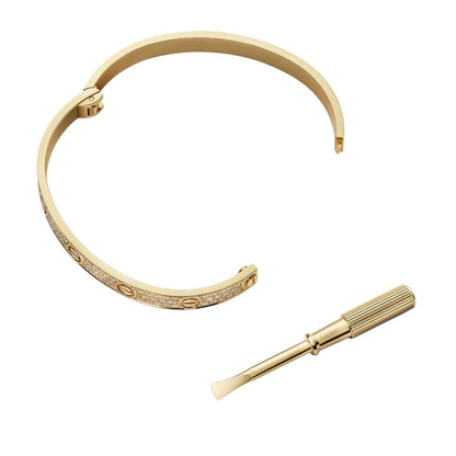 [Garvey]CLASSIC 6.1MM LOVE BANGLE - FULL PAVÉ