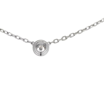 [Garvey]LOVE SCREW PENDANT SINGLE DIAMOND NECKLACE