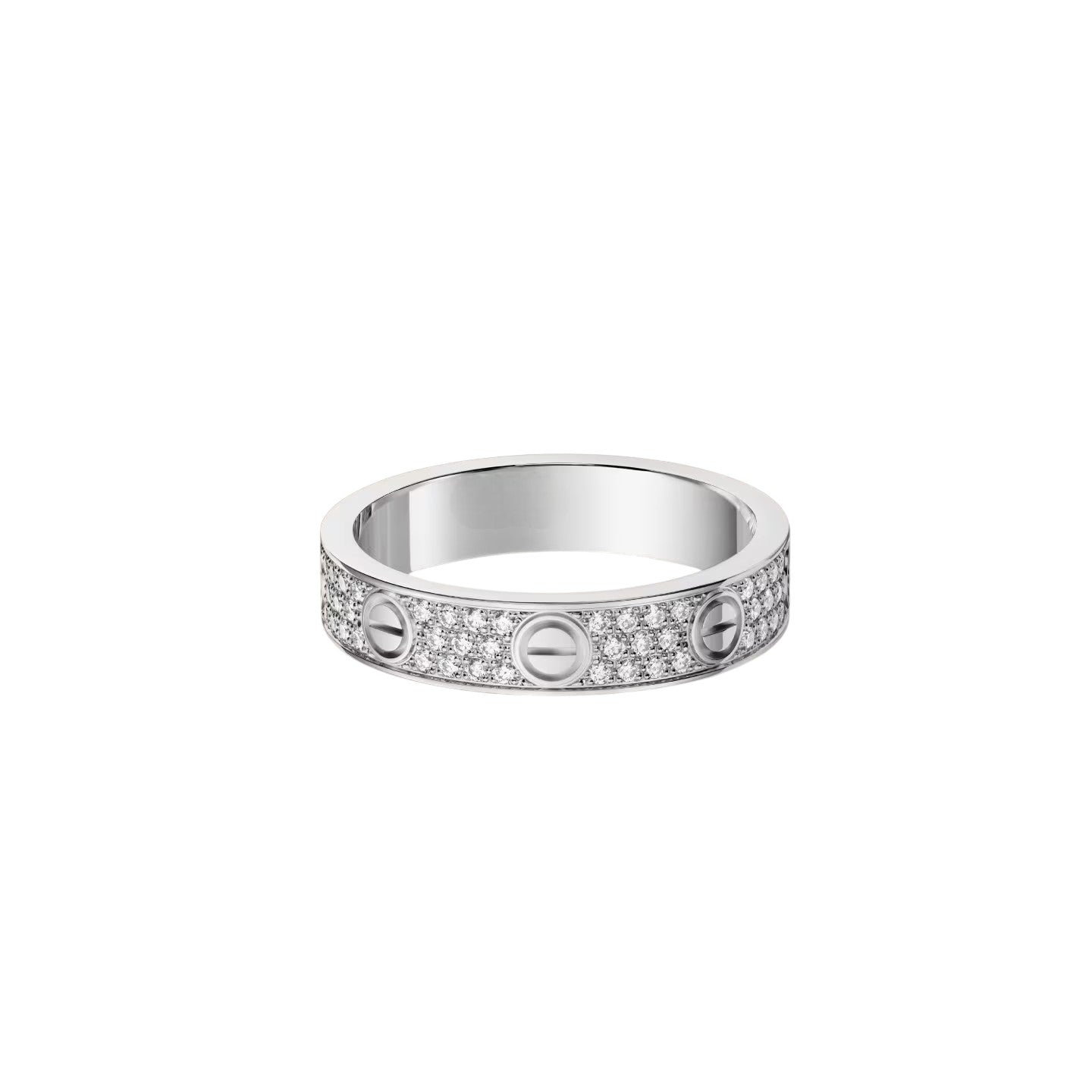 [Garvey]LOVE 4MM PAVÉ DIAMOND RING