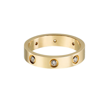 [Garvey]LOVE 4MM 8 DIAMONDS RING