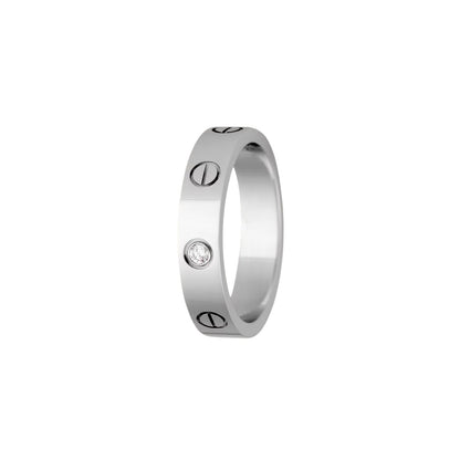 [Garvey]LOVE 4MM 1 DIAMOND RING