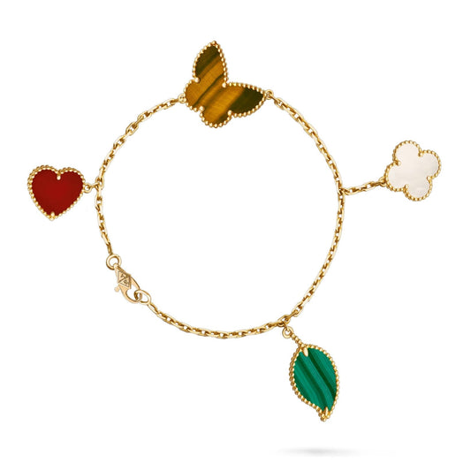 [Garvey]LUCKY NATURE MULTI-CHARM BRACELET