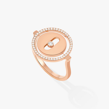 [Garvey]Lucky Move Rose Gold Diamond Ring