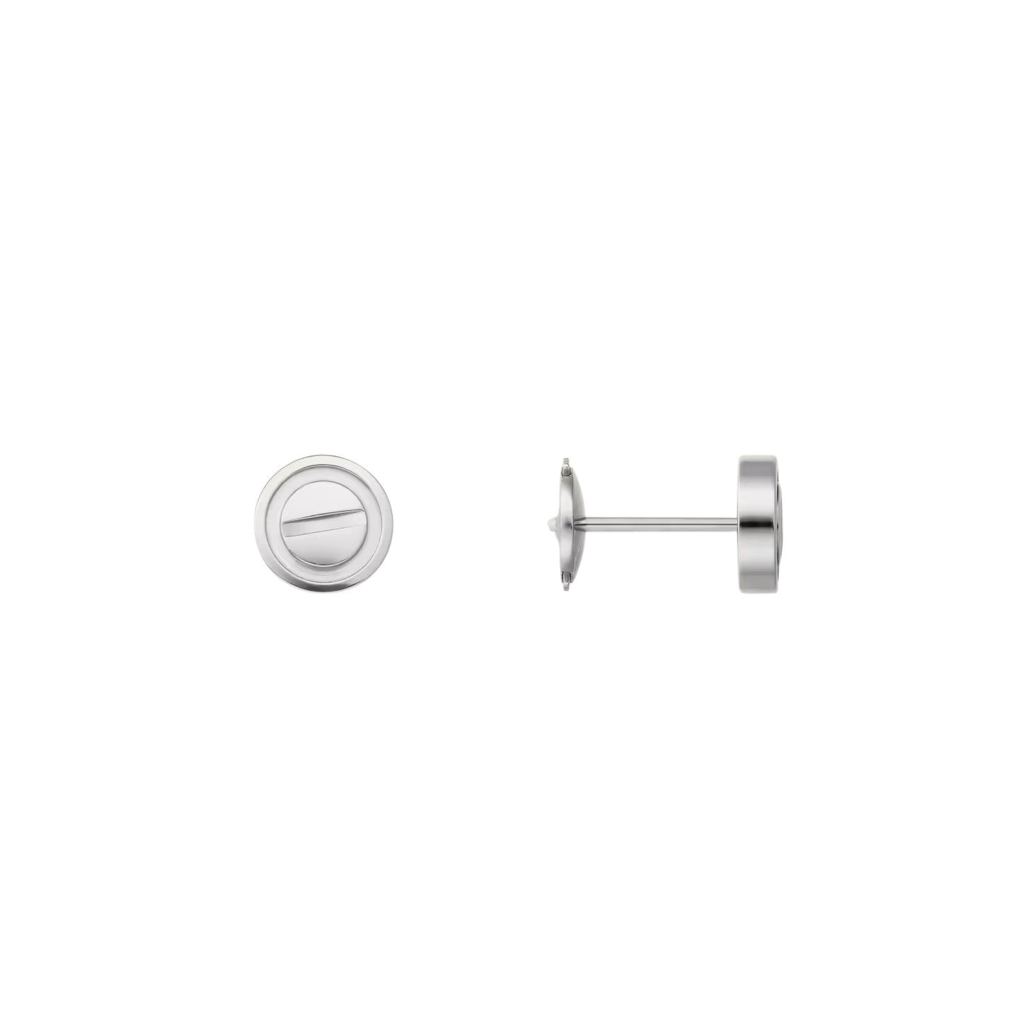 [Garvey]LOVE 7.2MM HOOP EARRINGS