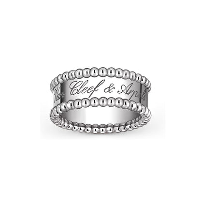 [Garvey]SIGNATURE DUAL-BEADED BAND RING