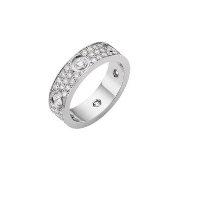 [Garvey]LOVE 5.5MM FULL-PAVÉ 6-DIAMOND RING
