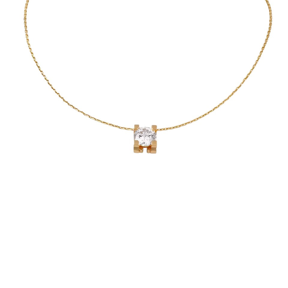 [Garvey]C DE PENDANT DIAMOND NECKLACE