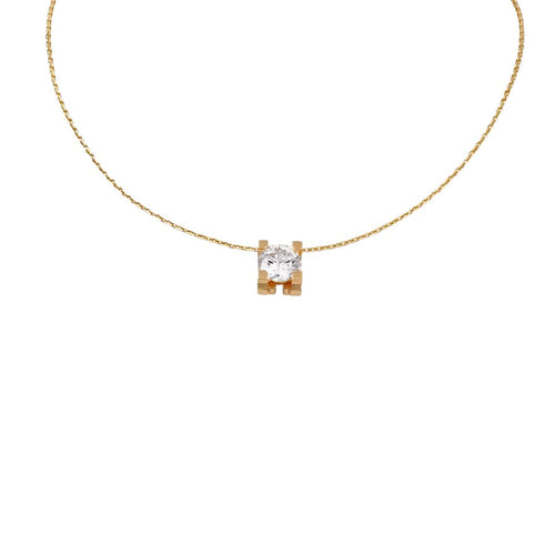 [Garvey]C DE PENDANT DIAMOND NECKLACE