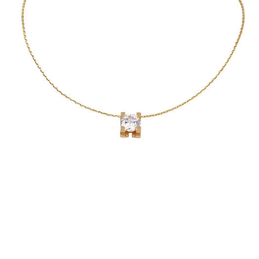 [Garvey]C DE PENDANT DIAMOND NECKLACE