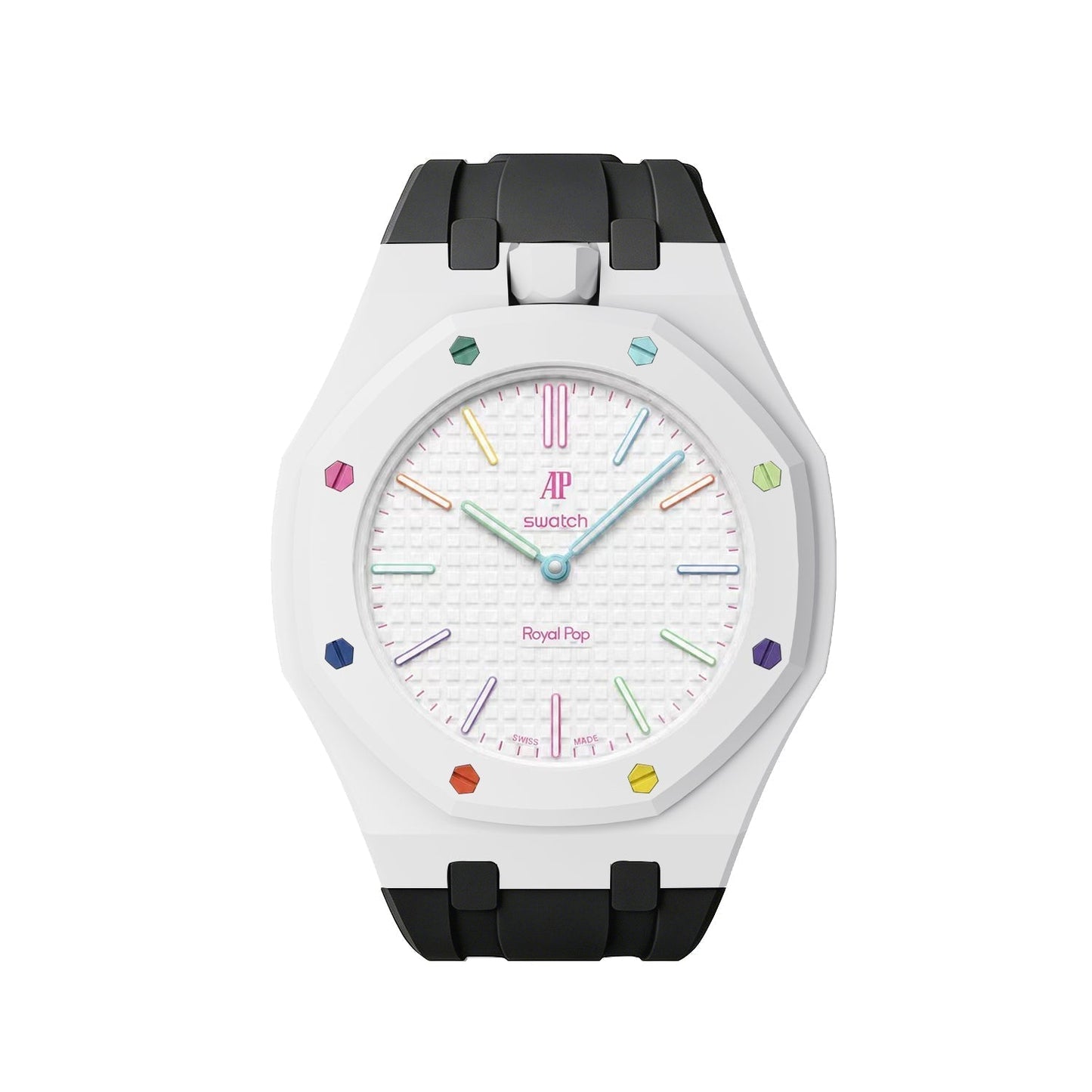 [Garvey]Royal Oak Pop Exclusive Bioceramic Case & Silicone Strap Mix Color