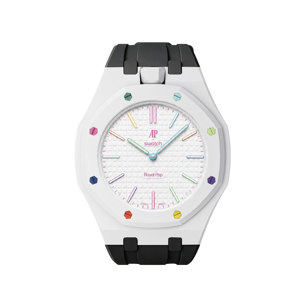 [Garvey]Royal Oak Pop Exclusive Bioceramic Case & Silicone Strap Mix Color