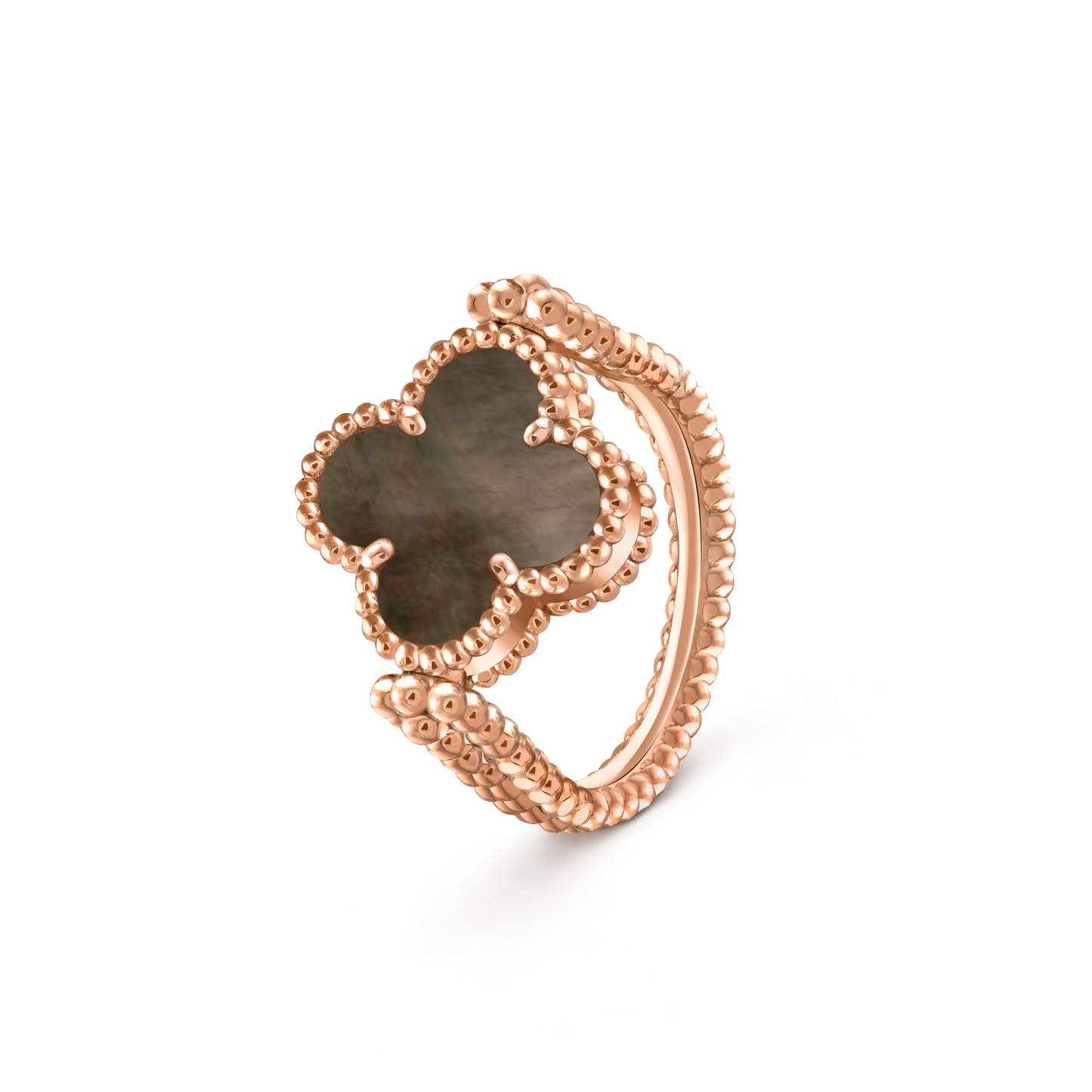 [Garvey]LUCKY CLOVER ROSE GOLD REVERSIBLE RING