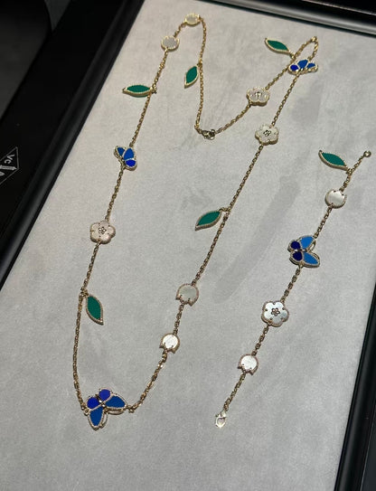 [Garvey ]LUCKY SPRING GOLD  MOTIFS  NECKLACE