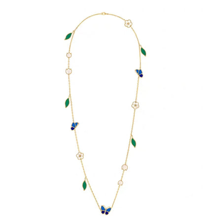 [Garvey ]LUCKY SPRING GOLD  MOTIFS  NECKLACE