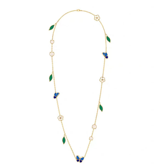 [Garvey ]LUCKY SPRING GOLD  MOTIFS  NECKLACE