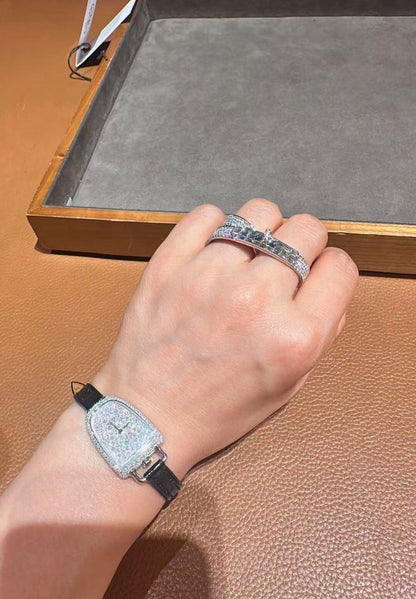 [Garvey]NEW STYLE FULL CIRCLE DOUBLE DIAMOND RING
