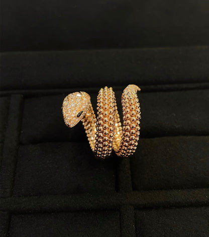 [Garvey]SERPENTI FULL DIAMOND SNAKE RING