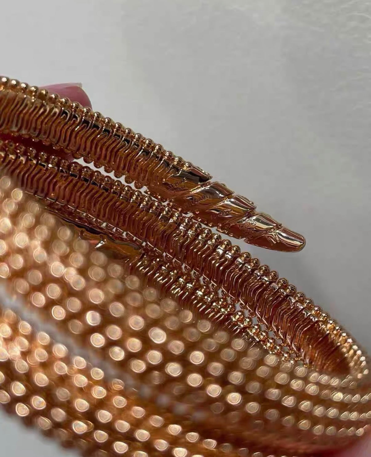[Garvey]SERPENTI FULL DIAMOND SNAKE BRACELET