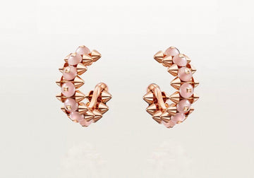 [Garvey]CLASH COLLECTION AGATE CHALCEDONY STUD EARRINGS