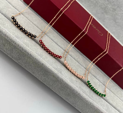 [Garvey]CLASH COLLECTION AGATE CHALCEDONY STUD NECKLACE