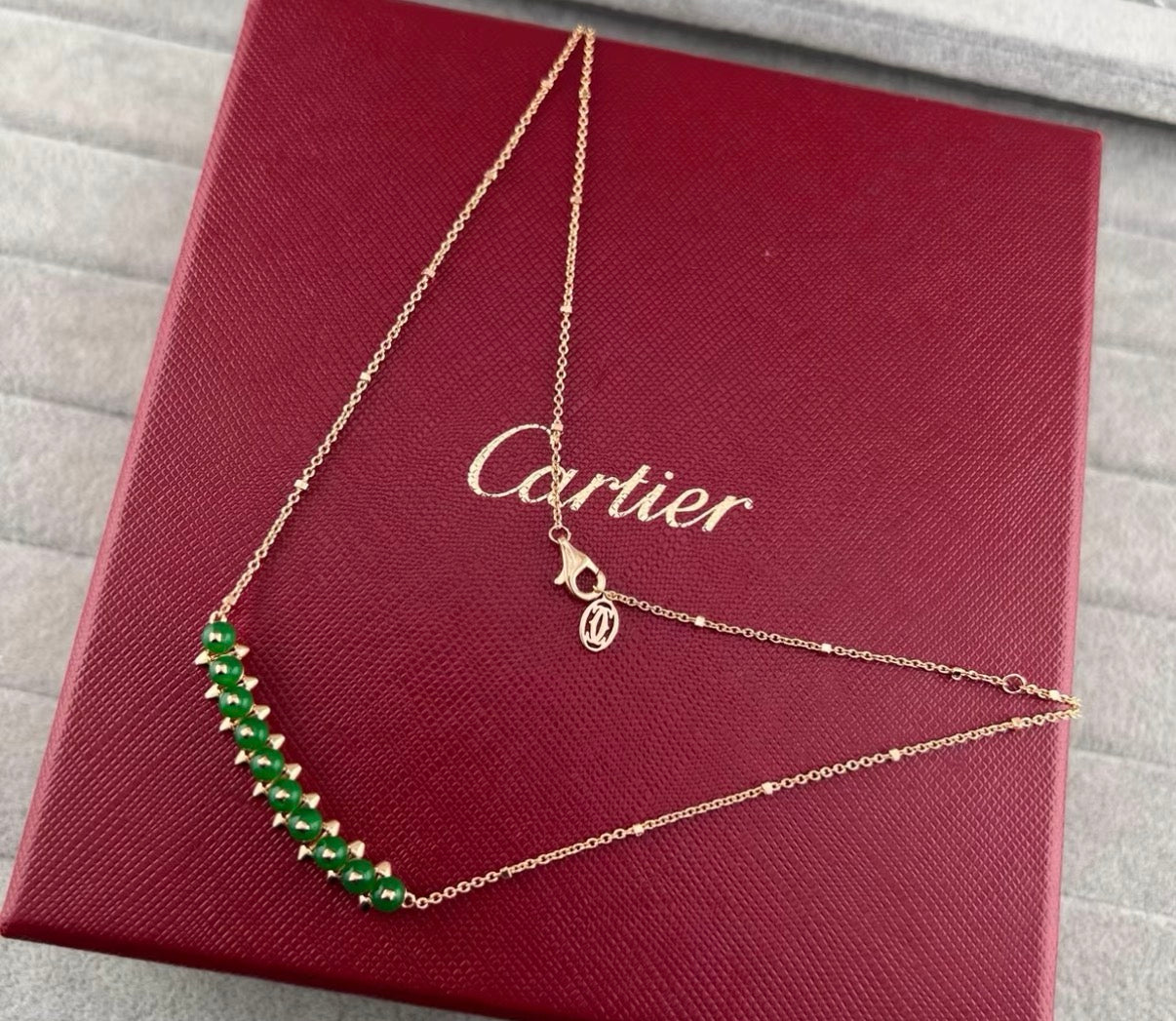 [Garvey]CLASH COLLECTION AGATE CHALCEDONY STUD NECKLACE