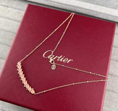 [Garvey]CLASH COLLECTION AGATE CHALCEDONY STUD NECKLACE