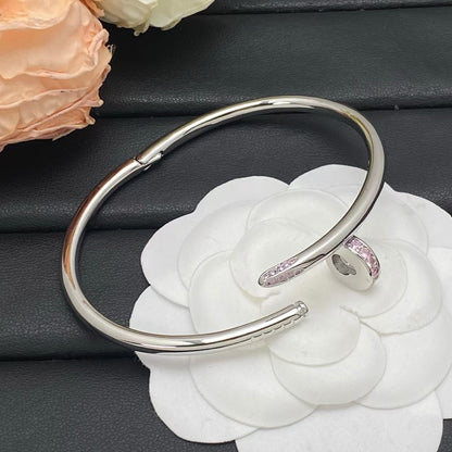 [Garvey]FIRST RELEASE. NEW NAIL PINK DIAMOND BANGLE