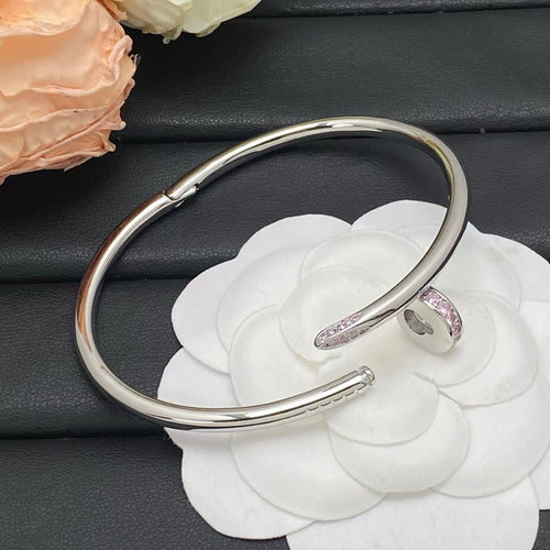 [Garvey]FIRST RELEASE. NEW NAIL PINK DIAMOND BANGLE