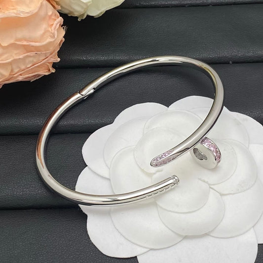 [Garvey]FIRST RELEASE. NEW NAIL PINK DIAMOND BANGLE