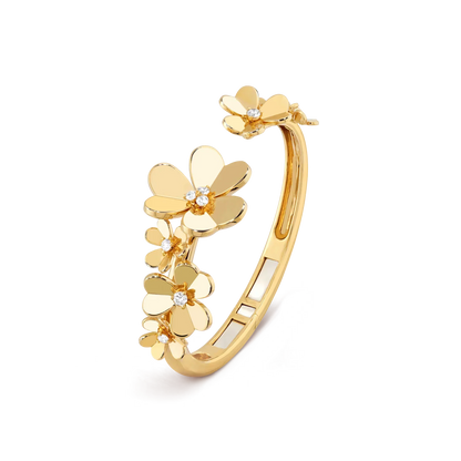[Garvey]LUMINOUS BLOSSOM OPEN BANGLE