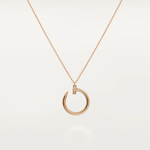 [Garvey ]JUSTE NECKLACE PINK GOLD