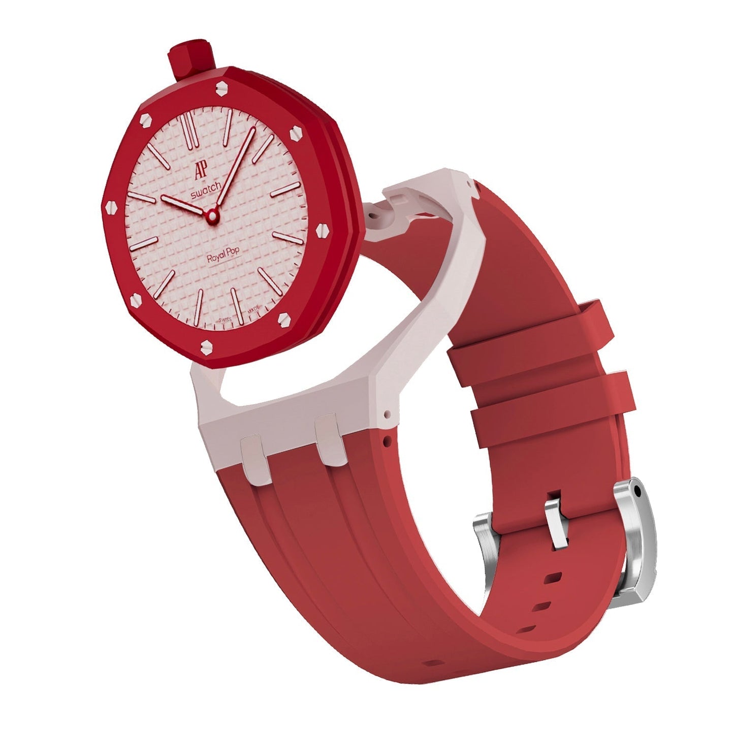 [Garvey]Royal Oak Pop Exclusive Bioceramic Case & Silicone Strap Mix Color