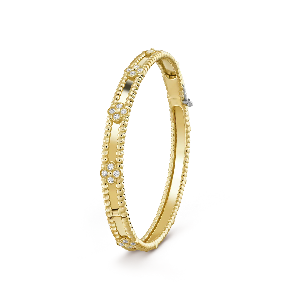 [Garvey ]CLOVER BRACELET 4MM DIAMONDS