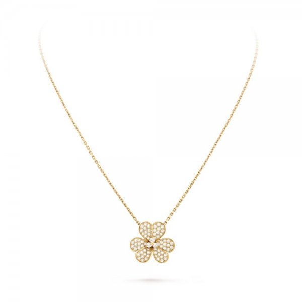[Garvey ]FLOWER DIAMOND NECKLACE