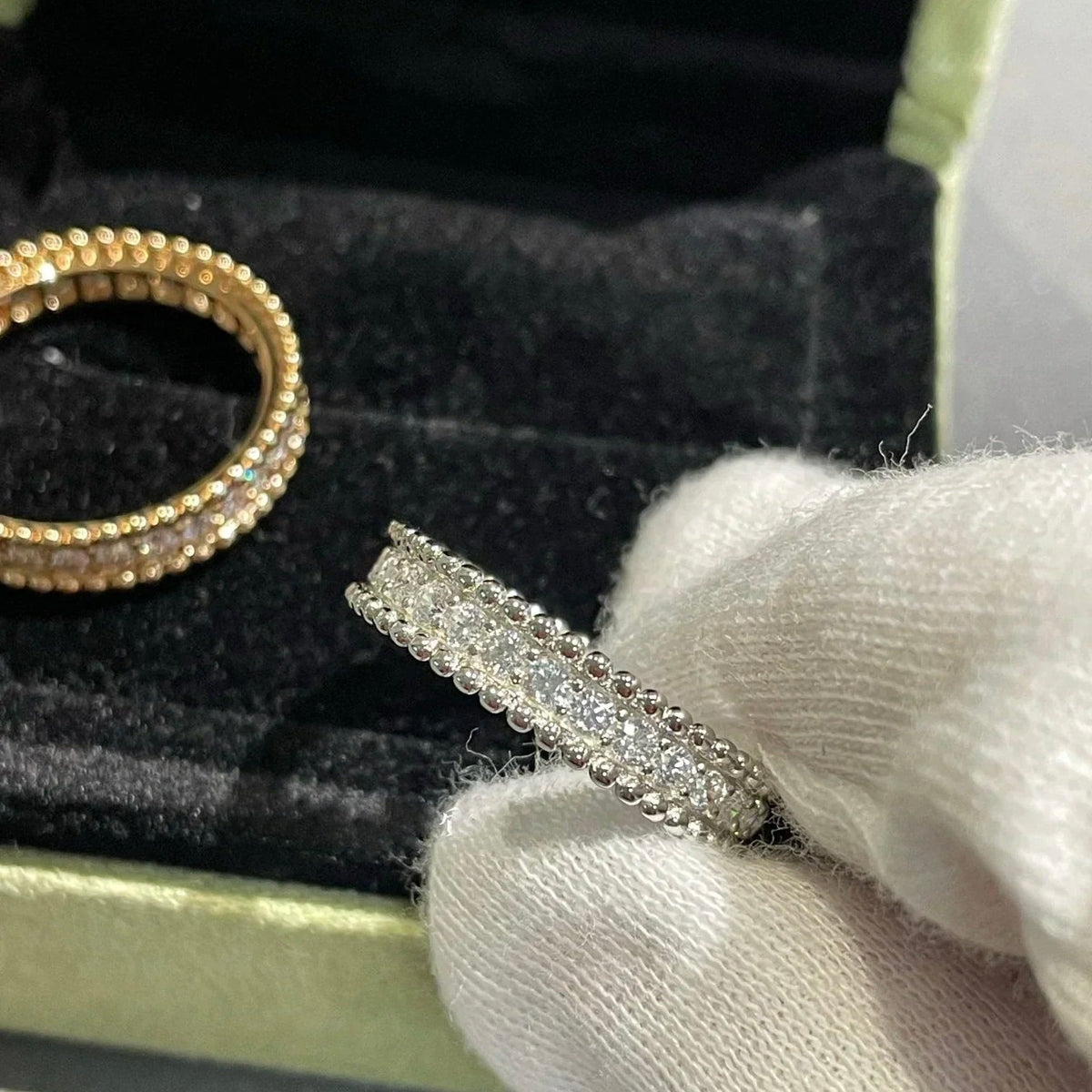 [Garvey ]PERLEE DIAMOND SILVER RING