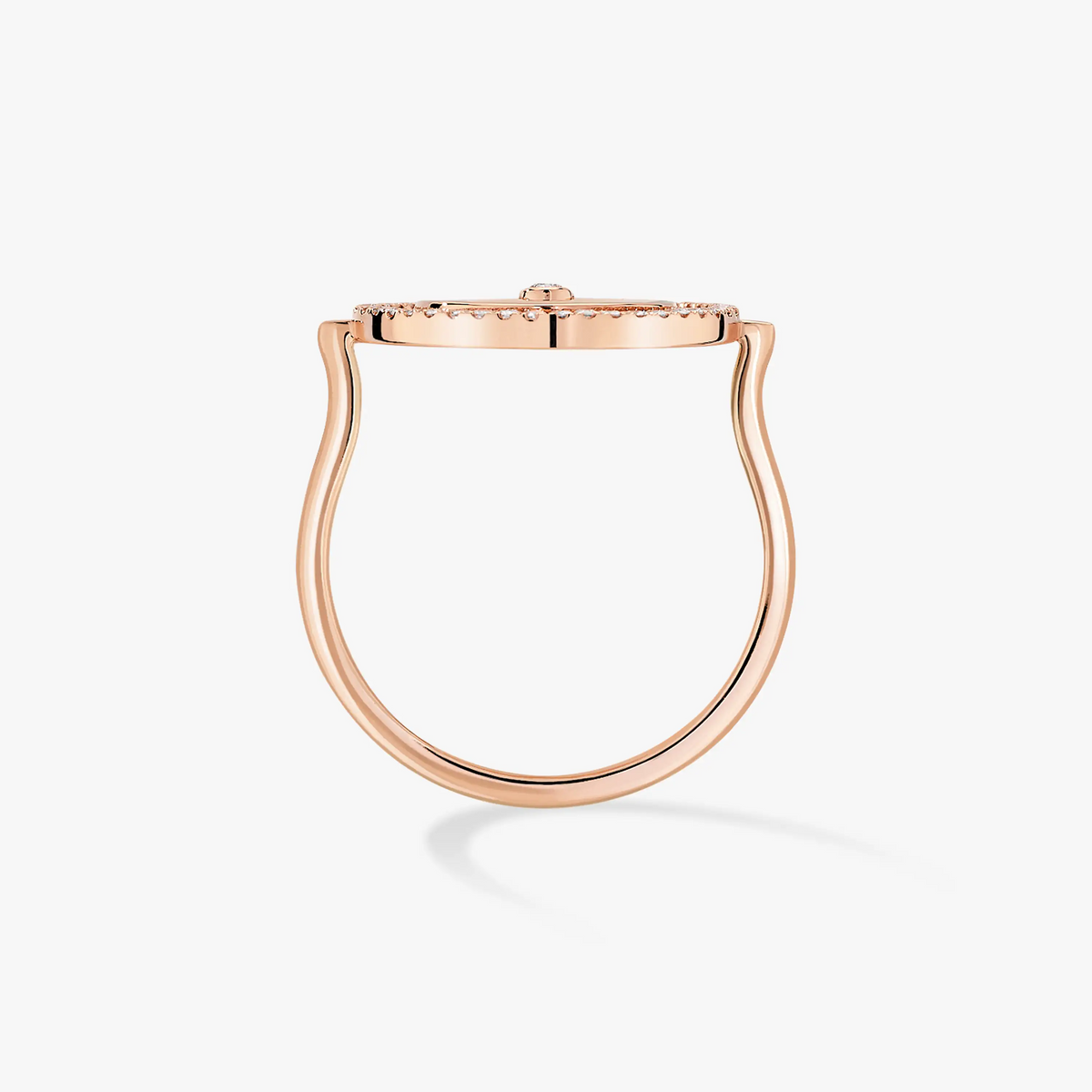 [Garvey]Lucky Move Rose Gold Diamond Ring