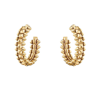 [Garvey]CLASH DE 6.4MM HOOP SMALL MODEL EARRINGS