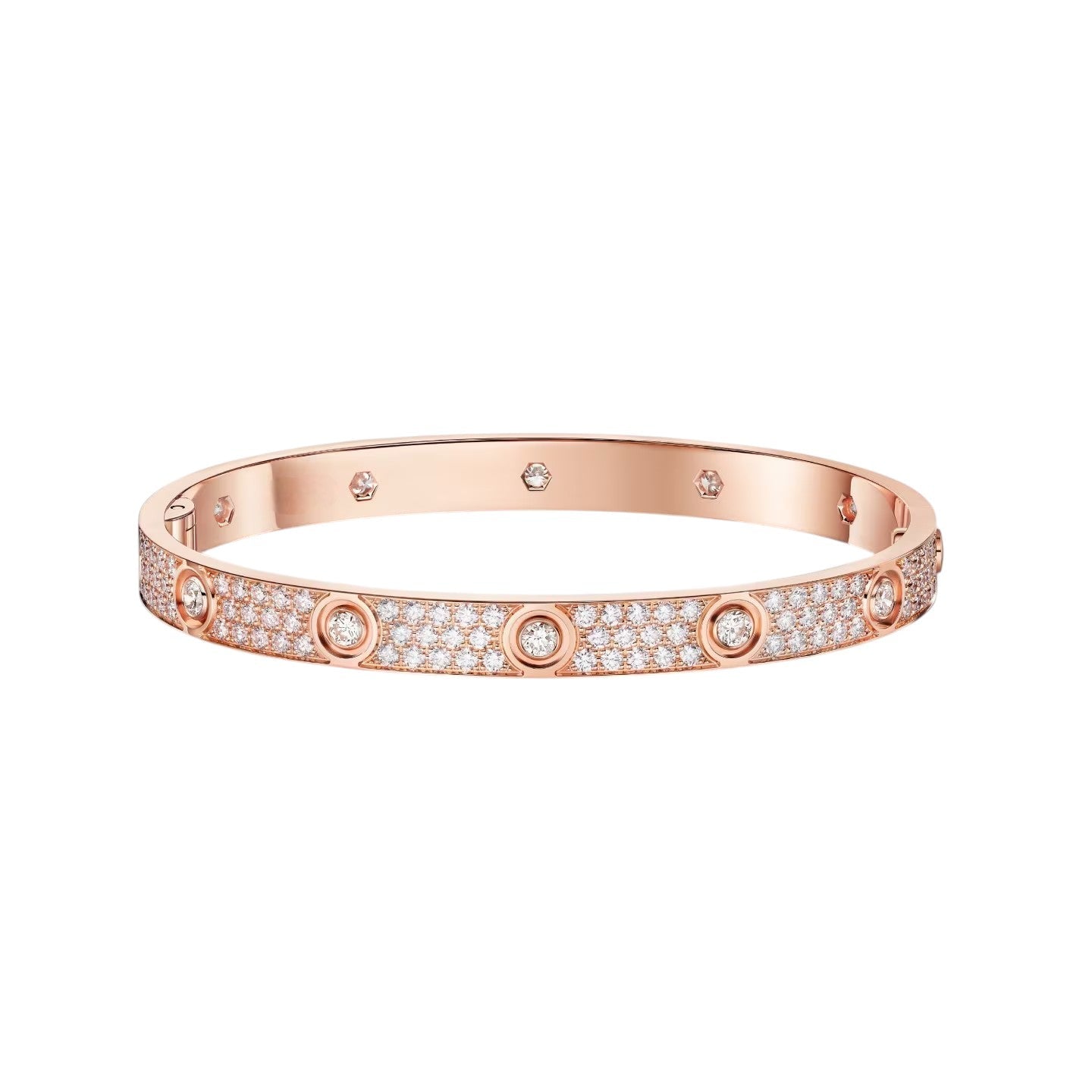 [Garvey]CLASSIC 6.1MM LOVE BANGLE - 10-DIAMOND FULL PAVÉ