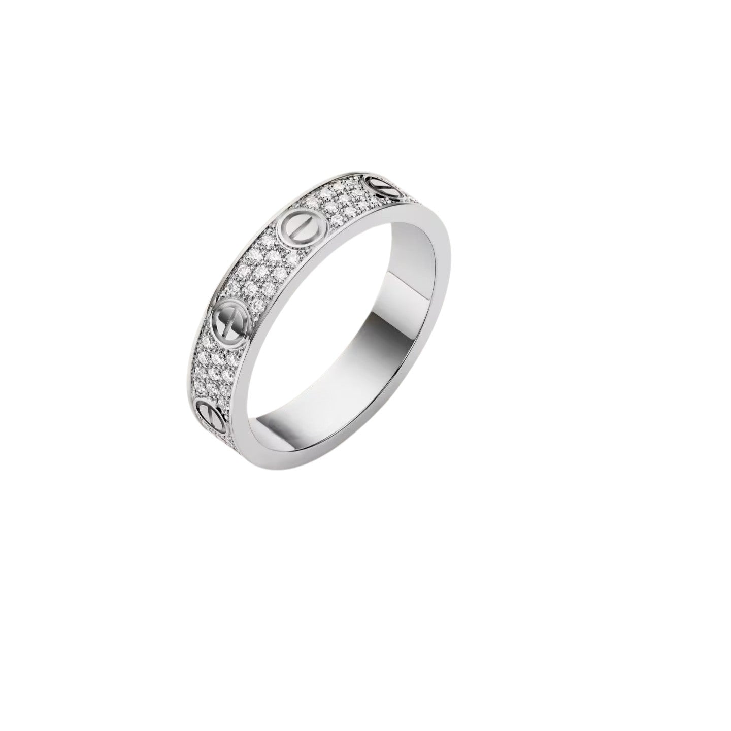 [Garvey]LOVE 4MM PAVÉ DIAMOND RING
