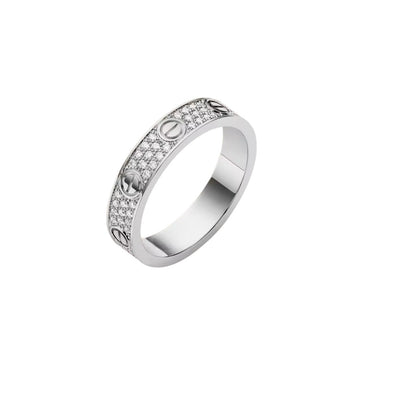 [Garvey]LOVE 4MM PAVÉ DIAMOND RING