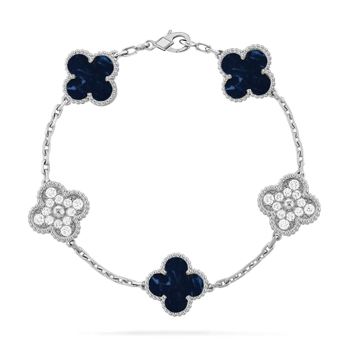 [Garvey ]CLOVER 5 MOTIF PIETERSITE BRACELET COLLECTION