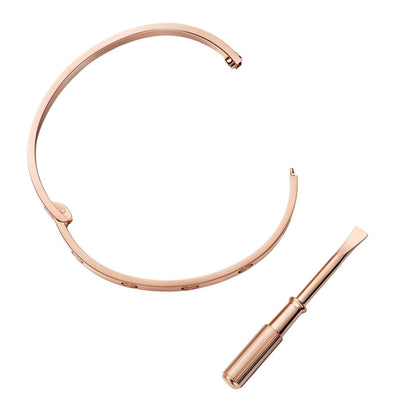 [Garvey]CLASSIC 6.1MM LOVE SINGLE-SCREW CLOSURE BANGLE