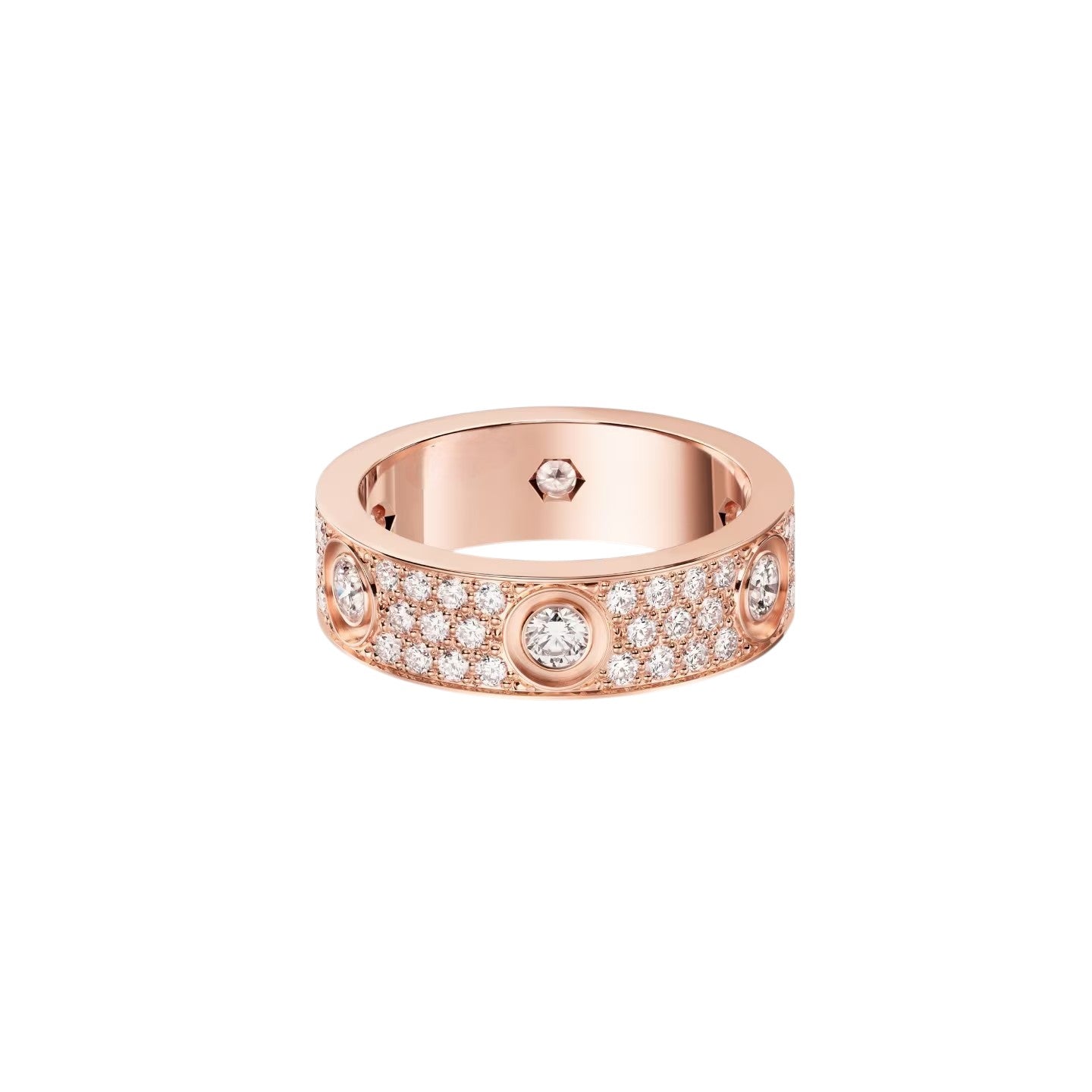 [Garvey]LOVE 5.5MM FULL-PAVÉ 6-DIAMOND RING
