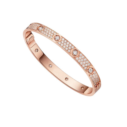 [Garvey]CLASSIC 6.1MM LOVE BANGLE - 10-DIAMOND FULL PAVÉ