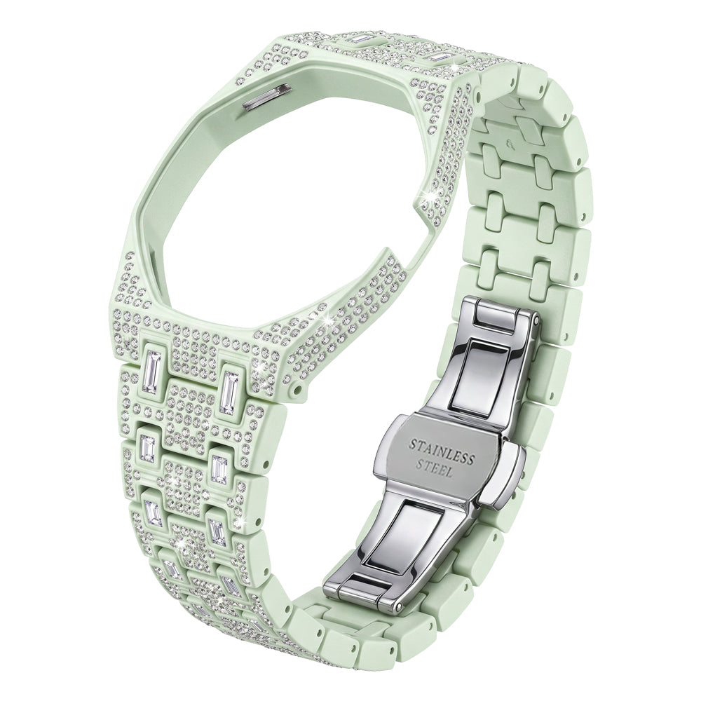 [Garvey]Royal Oak Pop Exclusive Bioceramic Case & Bioceramic Strap Full Diamond