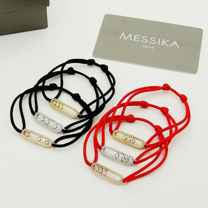 [Garvey]Messika Care(s) pink cord pav¨¦ bracelet