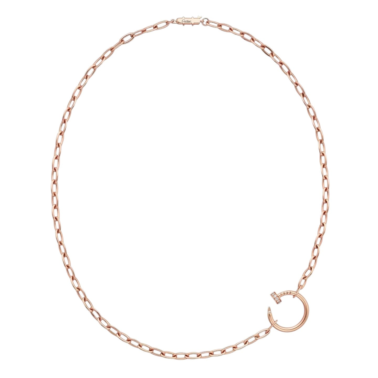 [Garvey]CLOU DIAMOND NAIL PENDANT NECKLACE