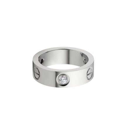 [Garvey]LOVE 5.5MM 3 DIAMONDS RING