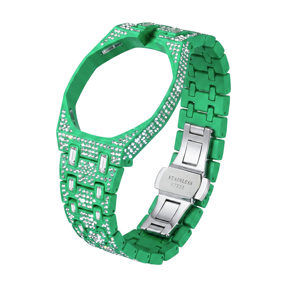[Garvey]Royal Oak Pop Exclusive Bioceramic Case & Bioceramic Strap Full Diamond
